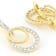 Graceful Lab-Grown Diamond Rope-Motif Drop Earrings In Two-Tone Gold