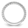 14K White Gold Stackable Expressions Diamond Ring 0.045ctw
