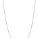 Rhodium Over 14k White Gold 1.2mm Solid Cable 14 Inch Chain