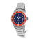 Charles Hubert Stainless Steel Blue Dial Watch
