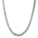 Sterling Silver 8.25mm Byzantine Chain