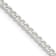 Sterling Silver 2.3mm Beveled Curb Chain Bracelet