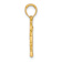14k Yellow Gold 3D Ships Wheel Charm