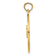 14k Yellow Gold Textured CHARLESTON Bridge Charm