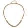 14k Two-tone 17-inch with 2-inch Ext. Mesh Necklace