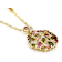 Multi-Color Tourmaline And White Zircon Station Necklace In 18K Gold
Over Sterling Silver 6.86ctw