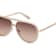 QUAY "HIGH-PROFILE" White Aviator Frame / Brown Polarized
Lenses Sunglasses