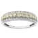 Natural Yellow And White Diamond 14K White Gold Band Ring 0.75ctw