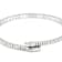 Polished Lab-Grown Diamond Flex Bangle Bracelet 2.50ctw In Platinum Over
Sterling Silver