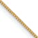 14k Yellow Gold 0.5mm Solid Box 14 Inch Chain