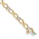 10k Yellow Gold and 10k White Gold Diamond Infinity Bracelet
