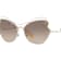 Miu Miu Pale Gold Frame / Light Brown and Gray Gradient Lenses