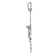 Rhodium Over 14k White Gold Crucifix Pendant