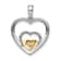 14k Two-tone Gold Diamond Triple Heart Pendant
