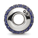 Sterling Silver Reflections Dark Blue/Navy Full Preciosa Crystal Bead