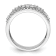 Rhodium Over 14K White Gold Diamond Band 0.88ctw