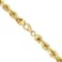 14k Yellow Gold 12mm Solid Diamond-Cut Rope 28 Inch Chain