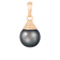 Cultured Tahitian Pearl 9mm Pendant in 14k rose gold