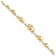 14k Yellow Gold Graduated Elephant Link Bracelet