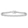 White Cubic Zirconia Platinum Over Sterling Silver Bracelet 8.05ctw