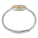 Ladies Charles Hubert Two-tone Stainless Steel Black Dial Watch