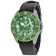 Christian Van Sant Men's Montego Green Dial, Black Leather Strap Watch