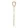 14k Yellow Gold Diamond-Cut and Textured Hand of God Pendant