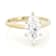 Lab-Grown Diamond Marquise Solitaire Ring In 14K Yellow Gold 2.00ct