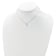 Rhodium Over Sterling Silver White Rice 6-7mm FWC Pearl Necklace