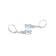 Lab Created Blue Spinel Platinum Over Sterling Silver March Birthstone
Earrings 3.58ctw