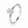 Oval Moissanite Sterling Silver Solitaire Ring, 1.00ct