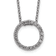 Rhodium Over 14K White Gold Lab Grown Diamond VS/SI GH, Circle Necklace