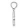 Rhodium Over 14k White Gold Polished Block Letter G Initial Pendant