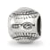 Sterling Silver Softball Bead