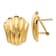 14k Yellow Gold Polished Fancy Stud Earrings
