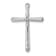 Rhodium Over 14k White Gold Diamond Cross Chain Slide Pendant