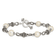 Sterling Silver Oxidized Freshwater Cultured Pearl Bracelet