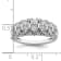 Rhodium Over 14K White Gold Diamond Band 0.76ctw