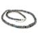 Labradorite Beaded Necklace In Sterling Silver