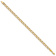 14k Yellow Gold 5mm Diamond-Cut Double Link Bracelet