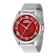 Invicta Celestial 43mm Red Dial Stainless Steel Band Quartz Watch