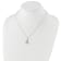 Sterling Silver Polished Christmas Tree Necklace