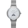 Obaku Women's Maane White Dial Stainless Steel Mesh Band Watch