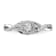 Rhodium Over 14K White Gold Lab Grown Diamond Complete Halo Engagement
Ring 0.282ctw