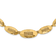 14K Yellow Gold Polished and Textured Fancy Plus 2-inch Ext. Necklace