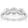 Sky Blue Topaz Three-Stone Ring In Platinum Over Sterling Silver