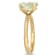 2.33ctw Green Quartz 14k Yellow Gold Ring