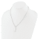 Rhodium Over Sterling Silver 3-5.5mm Freshwater Cultured Pearl LETTER J
18-inch Necklace