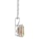 10x8mm Emerald Cut Labradorite Rhodium Over Sterling Silver Pendant With Chain