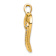 14K Two-tone Gold  Diamonds Heart Pendant